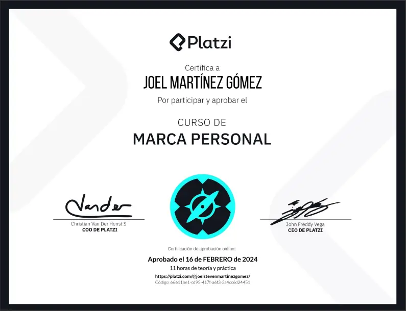 Platzi - Marca Personal