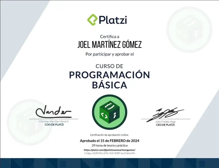 Platzi - Programación